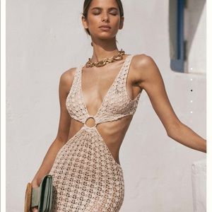 Cult Gaia Tyra crochet dress